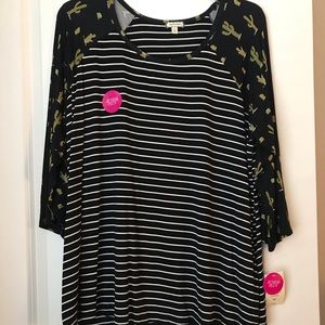 NWT Junior Plus Top Size 3x